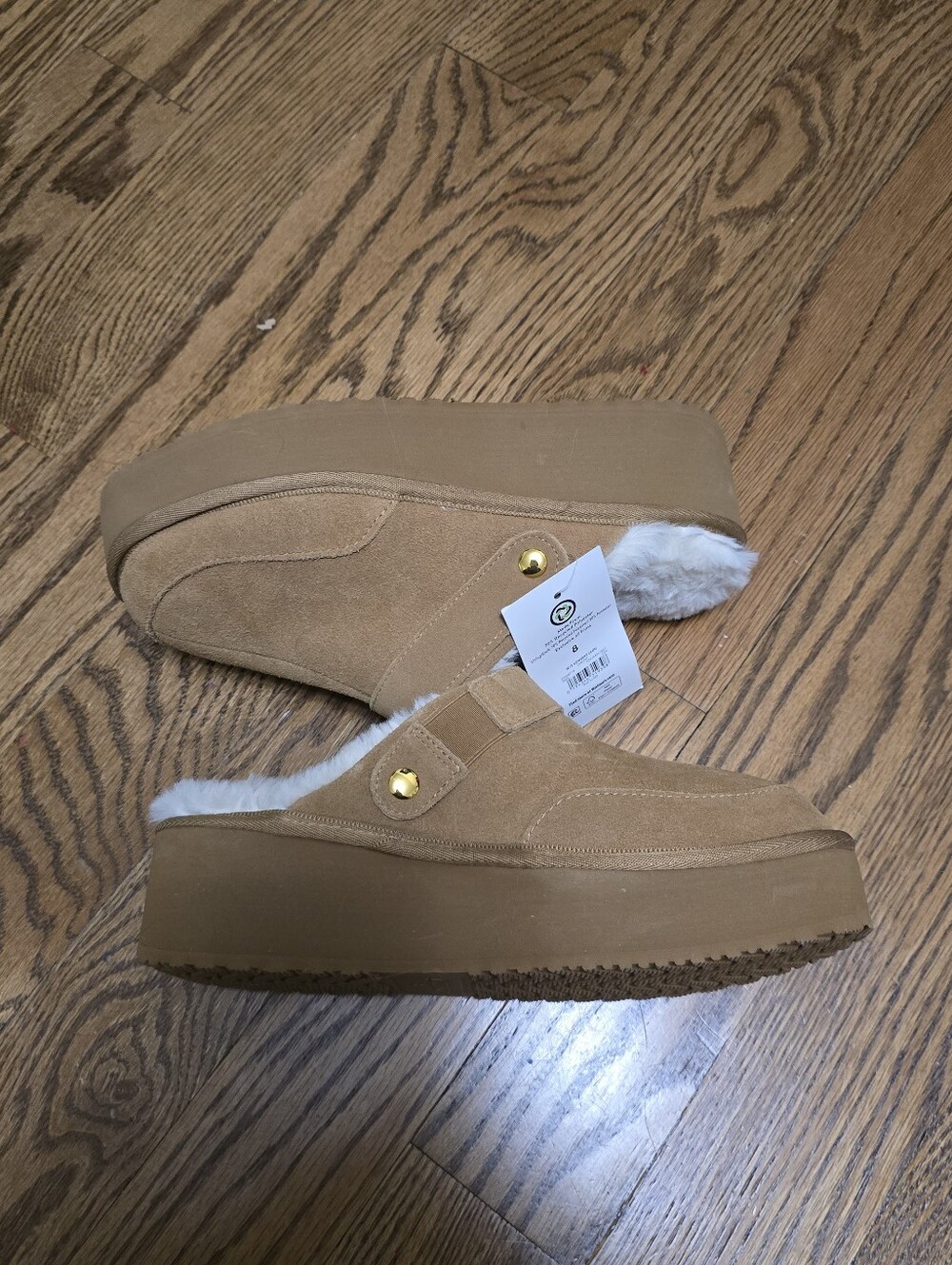 Women' Clog With Faux Fur Lining